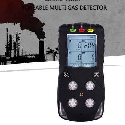 Detector Multigas Portátil AGH6200 Mide LEL, O2, H2S, CO